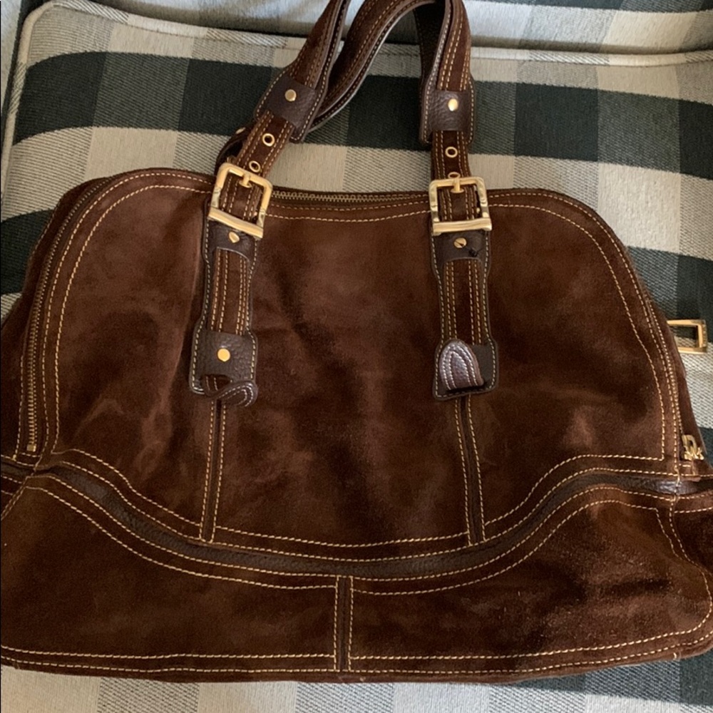 Suede Handbag